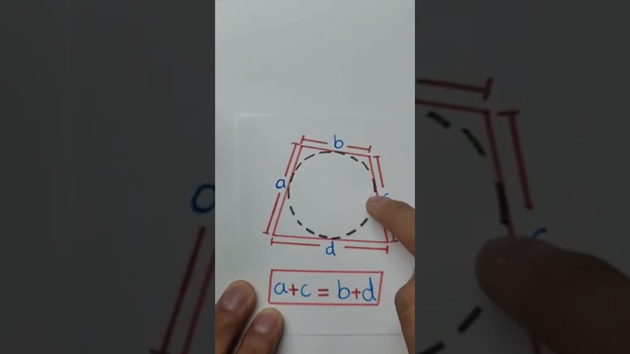 El teorema de Pitot, f&aacute;cil pero interesante #shorts