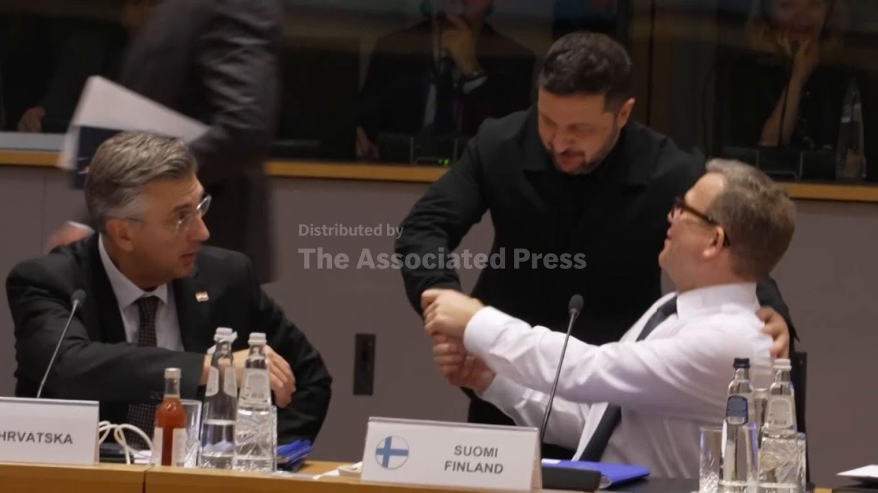 Zelenskyy attends summit of EU leaders in Brussels