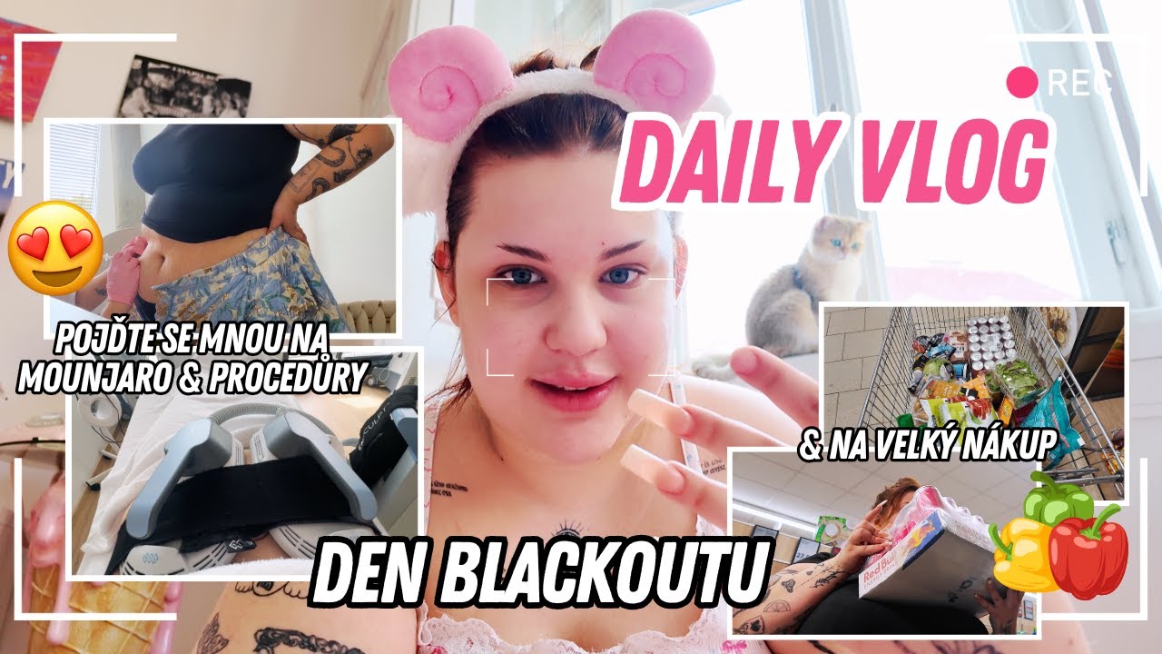DAILY VLOG - pojďte se mnou na MOUNJARO  & velk&yacute; n&aacute;kup potravin | SugarDenny