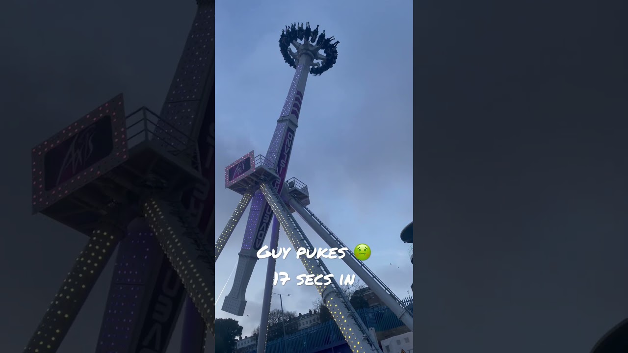 #funfair #funfairs #accidentnews #ride #ridefail #puke #fake #crash