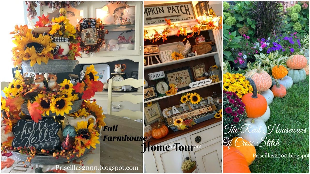 Fall Home Tour 2018:Priscilla & Chelsea-The Real Housewives of Cross Stitch