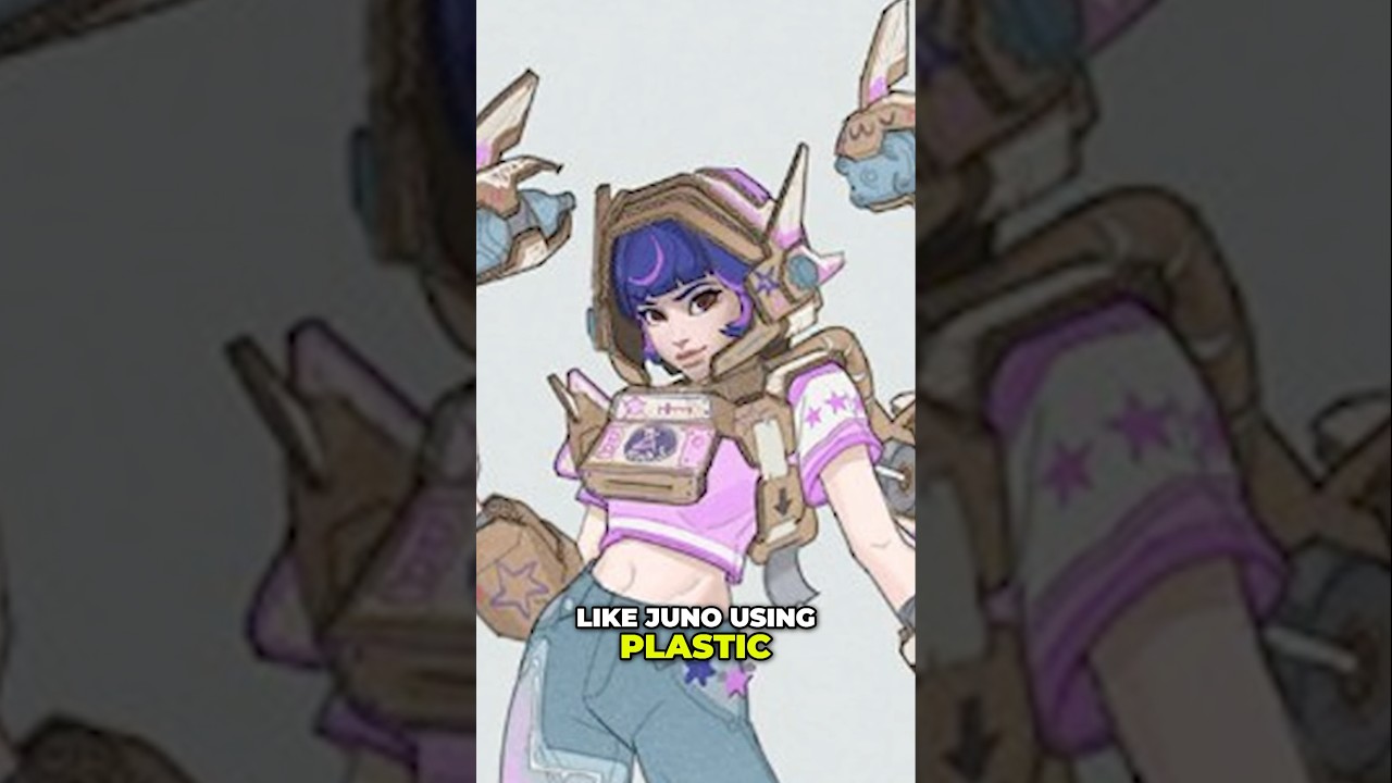 Blizzard showed off new Cardboard skin concepts for Overwatch 2 in a survey. #overwatch2 #cardboard