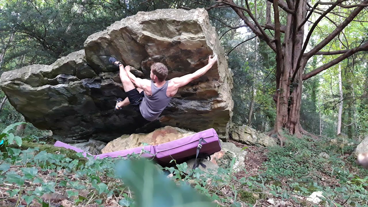 'Choose life, Choose a job' 6c+ - Sally in the woods
