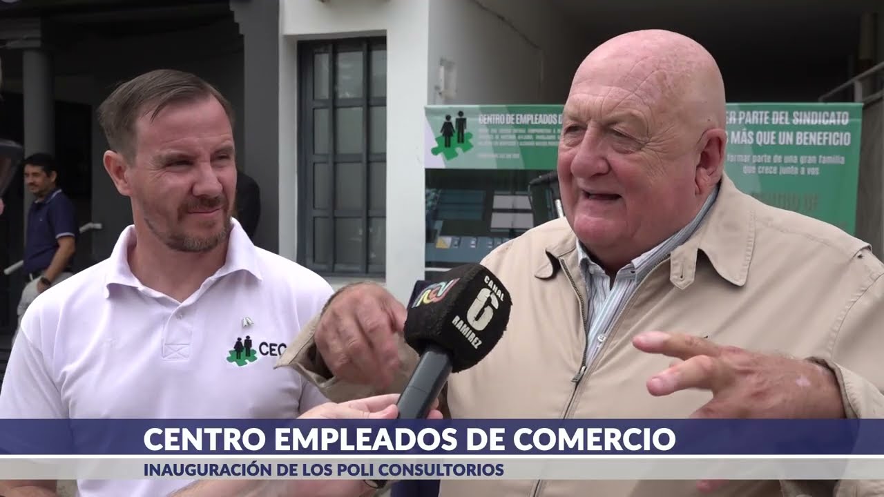 Claudio Gimenez y Daniel Ruberto - Inauguración de poli consultorios Centro Empleados de Comercio
