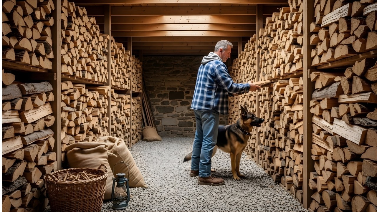 They Mocked the Veteran and His Dog’s Underground Shelter — Until Firewood Stayed Dry All Winter