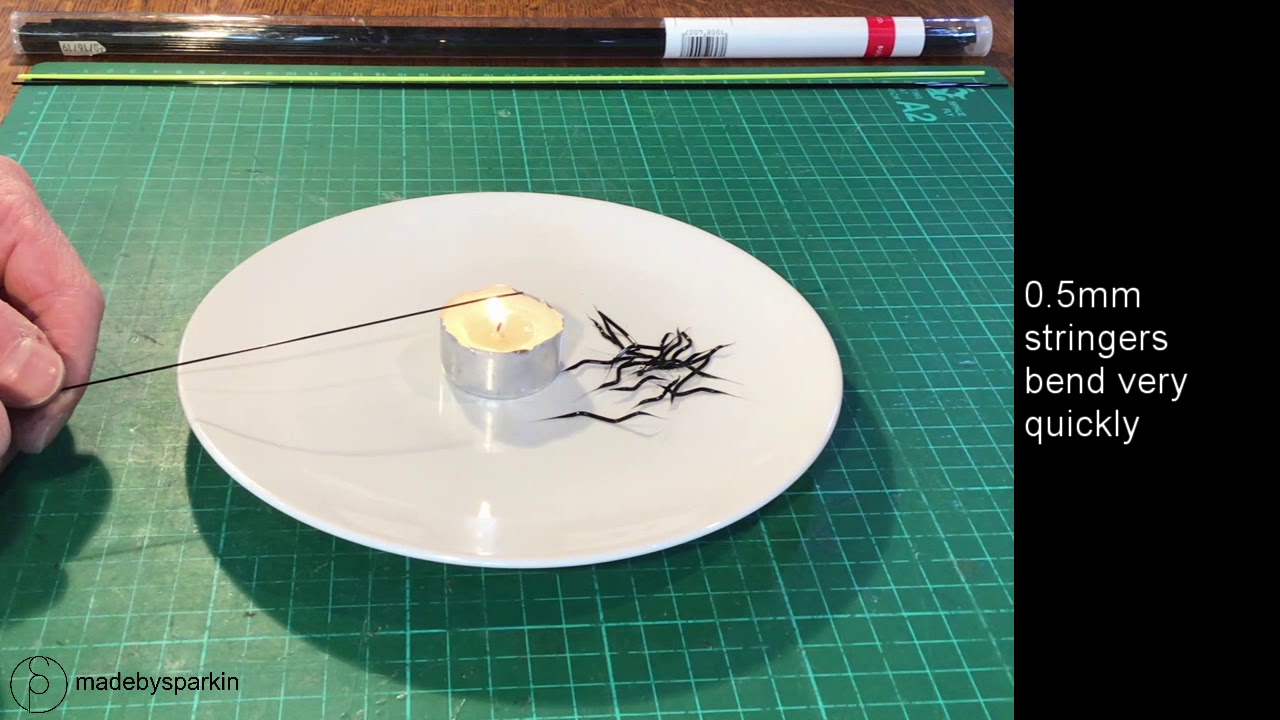 fused glass - bending and shaping stringers