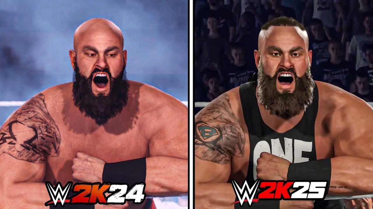 WWE 2K25 против WWE 2K24: сравнение лучшей графики и детализации