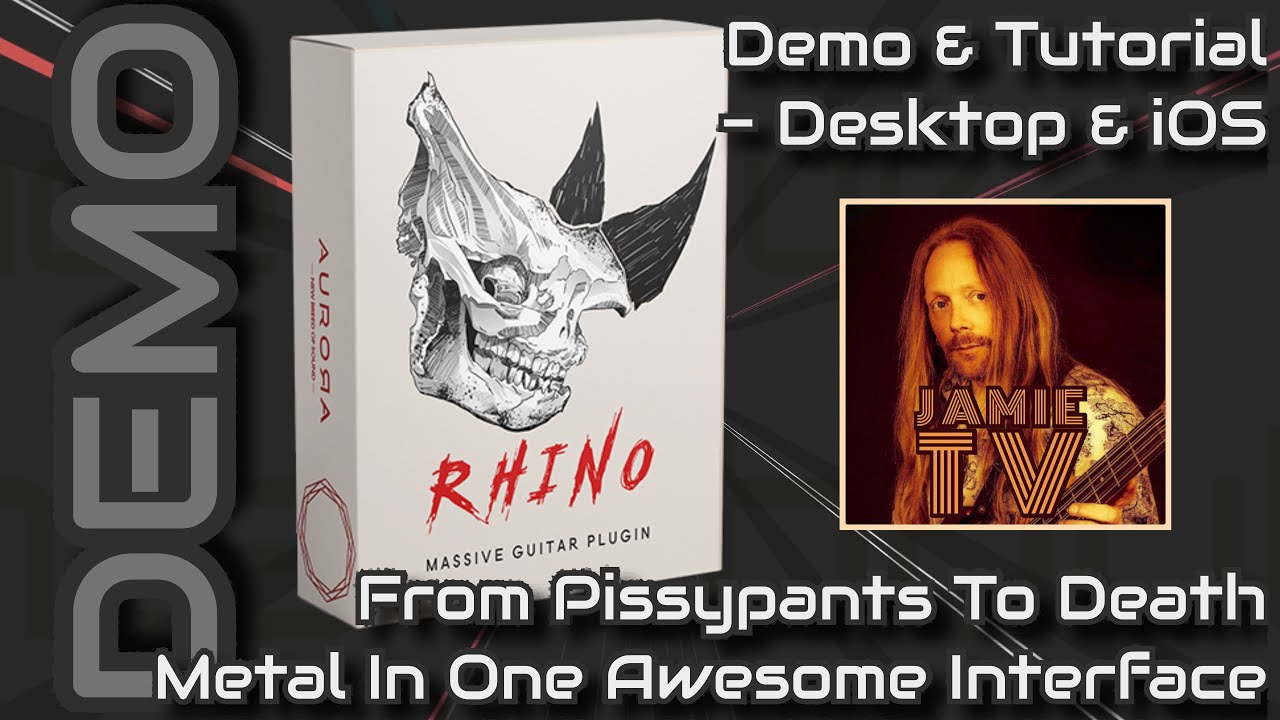 Rhino By Aurora DSP — демонстрация огромного гитарного плагина для настольных компьютеров, iPad и...
