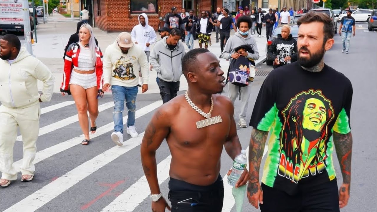 Adam22 In New York Trenches w Bobby Shmurda, Maino, King Pill & Grafh, For No Jumper Vlog