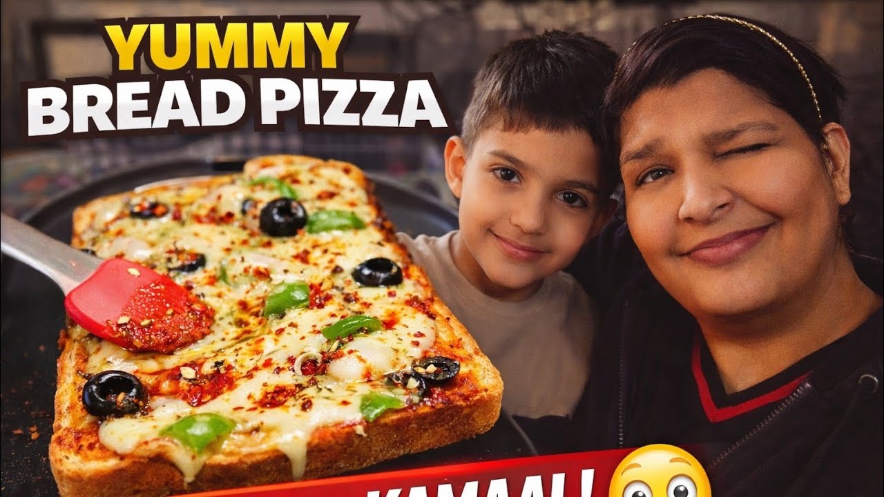 5 Min me Bread Pizza 😍 | Bhatije ka KAMAAL | Family Vlog | @RituVlogs006 