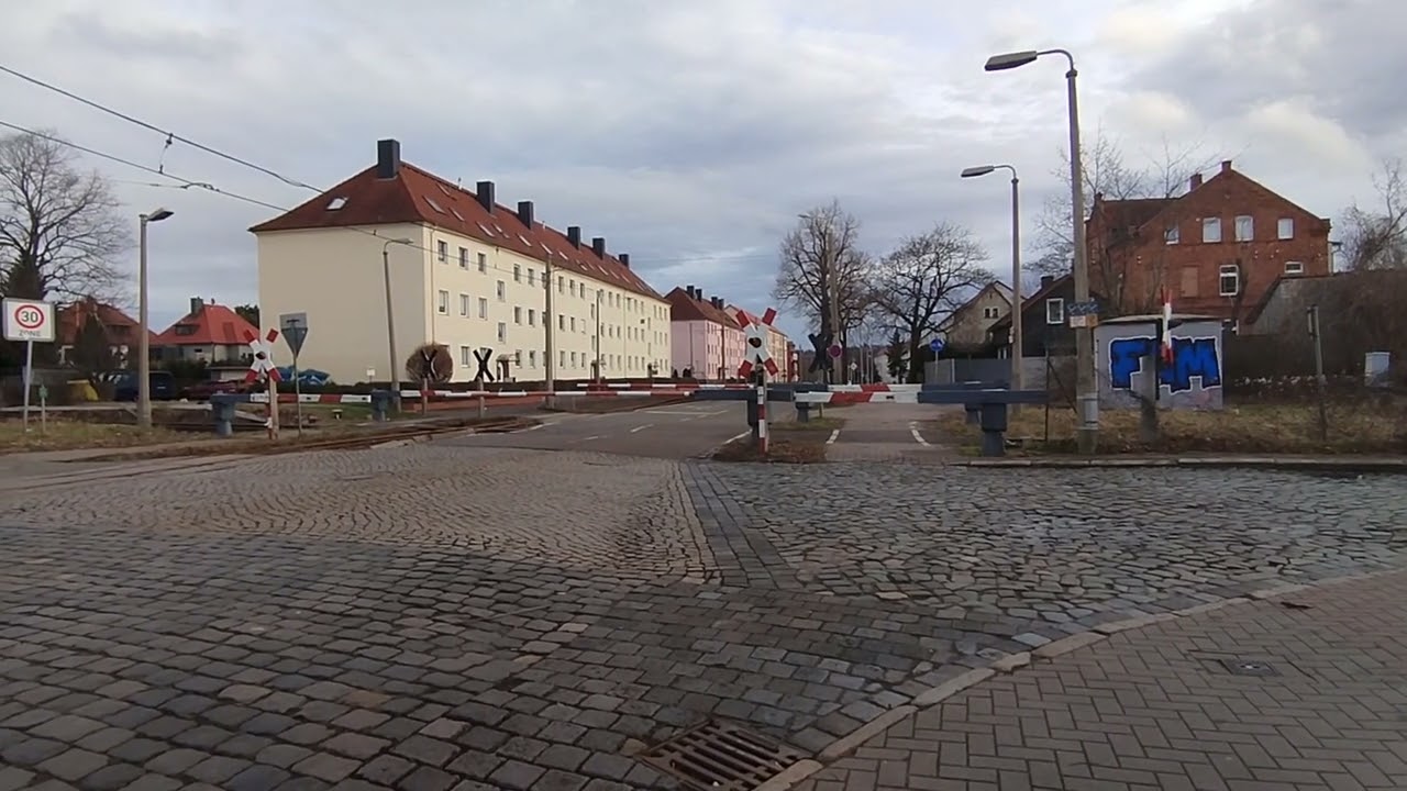 WSSB Bahnübergang in Halberstadt (Westernhäuserstraße)