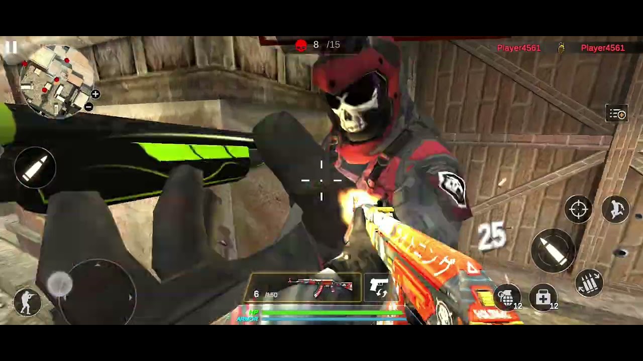 15 enemy finished mission kill fight game paly task video gaming