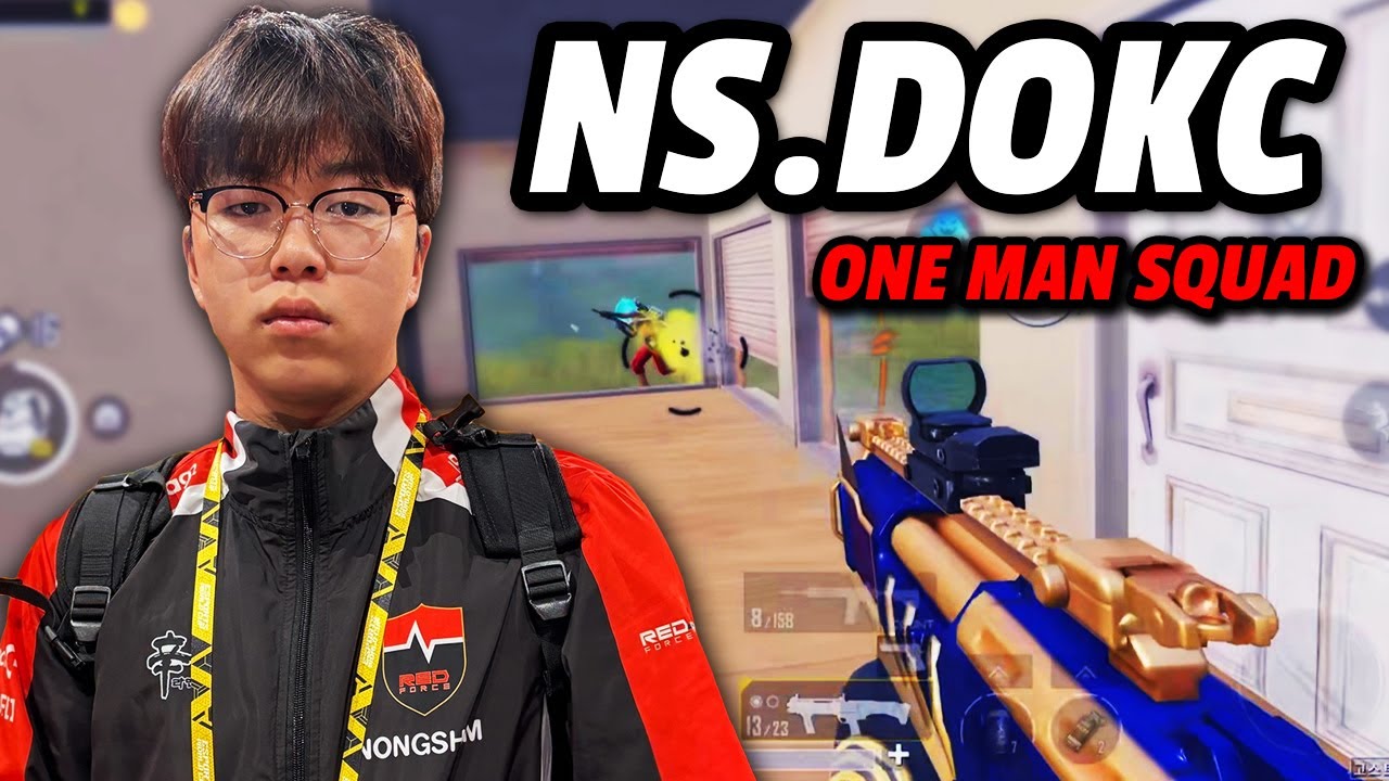PUBG Mobile South Korea : NS.DokC one man squad Highlight