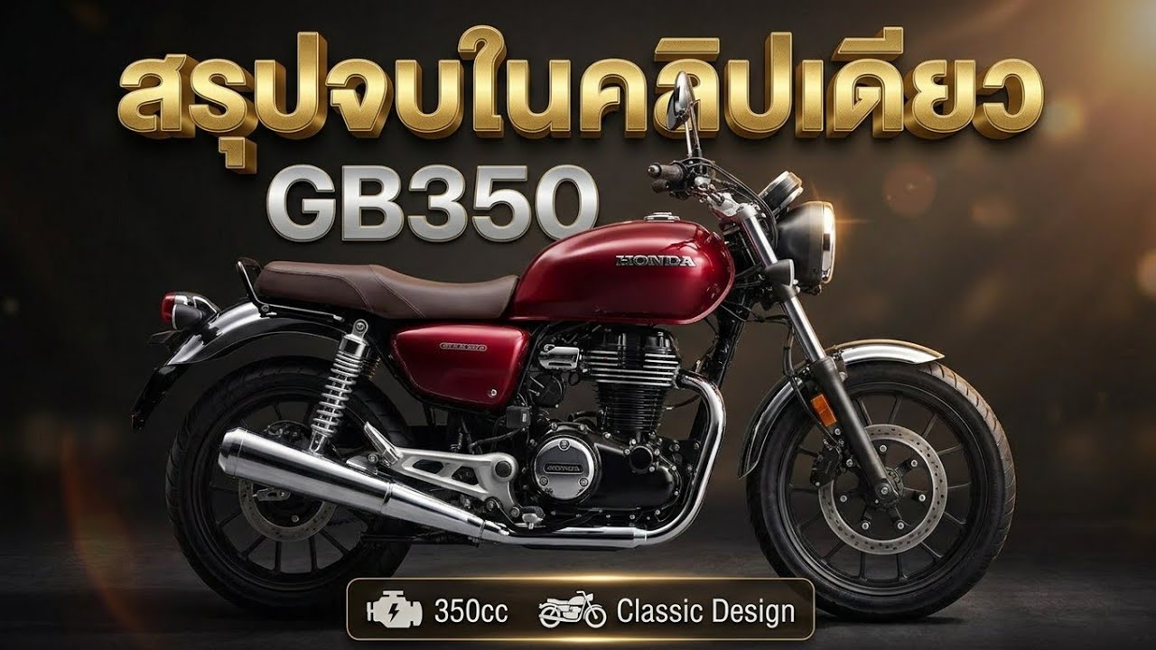ล่าสุด #Honda #GB 350 เปิดตัว วันที่ 8 กุมภาพันธ์ 2569 จริงหรือไม่