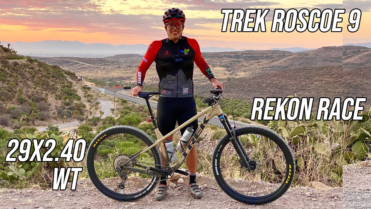 Trek ROSCOE 9 - Prueba con Maxxis REKON RACE 29x2.40WT