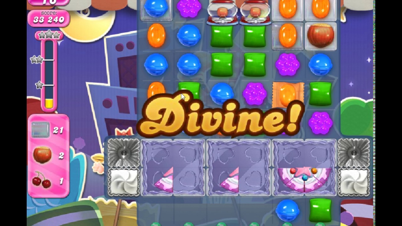 Candy Crush Saga Level 2528 with no boosters!