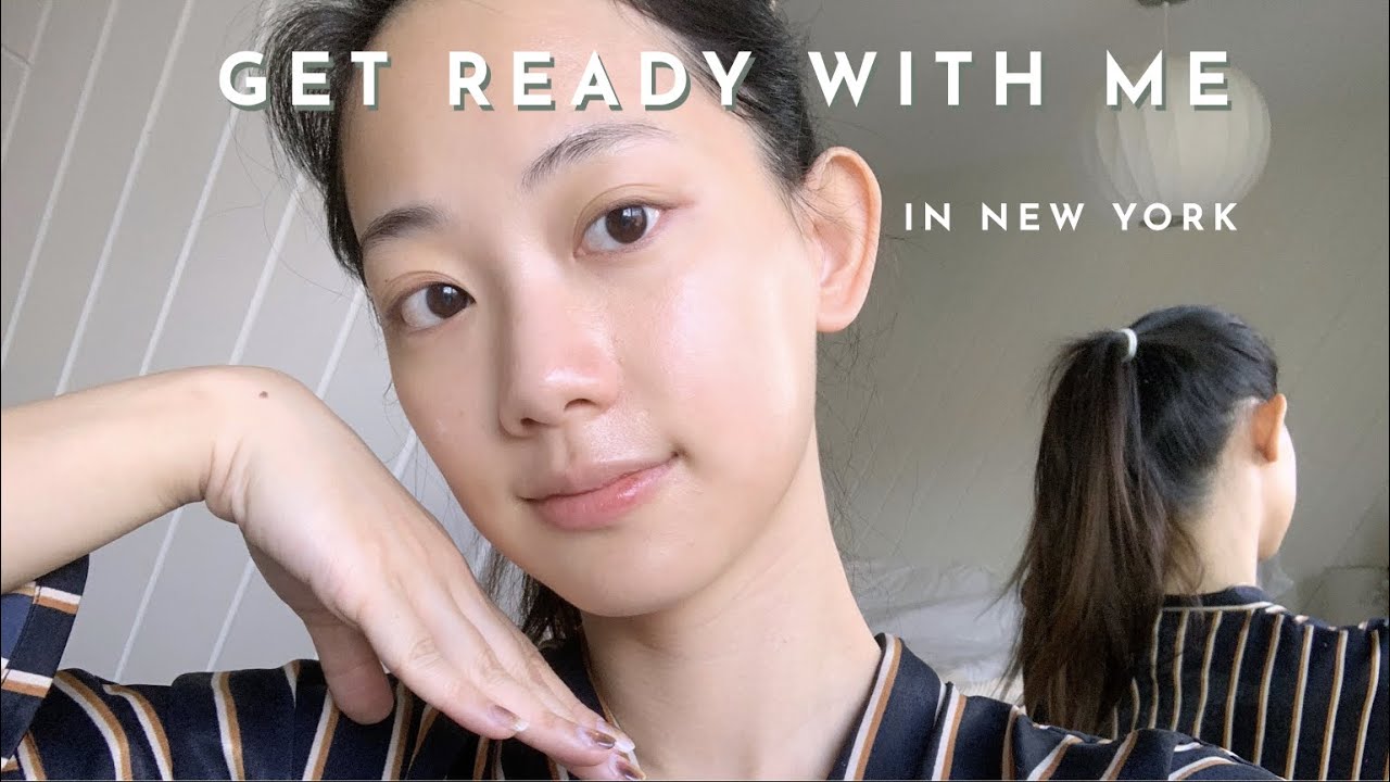 GRWM in NY 跟我一起準備 日常大地色妝容 蓬鬆大捲髮 | It's Jcnana