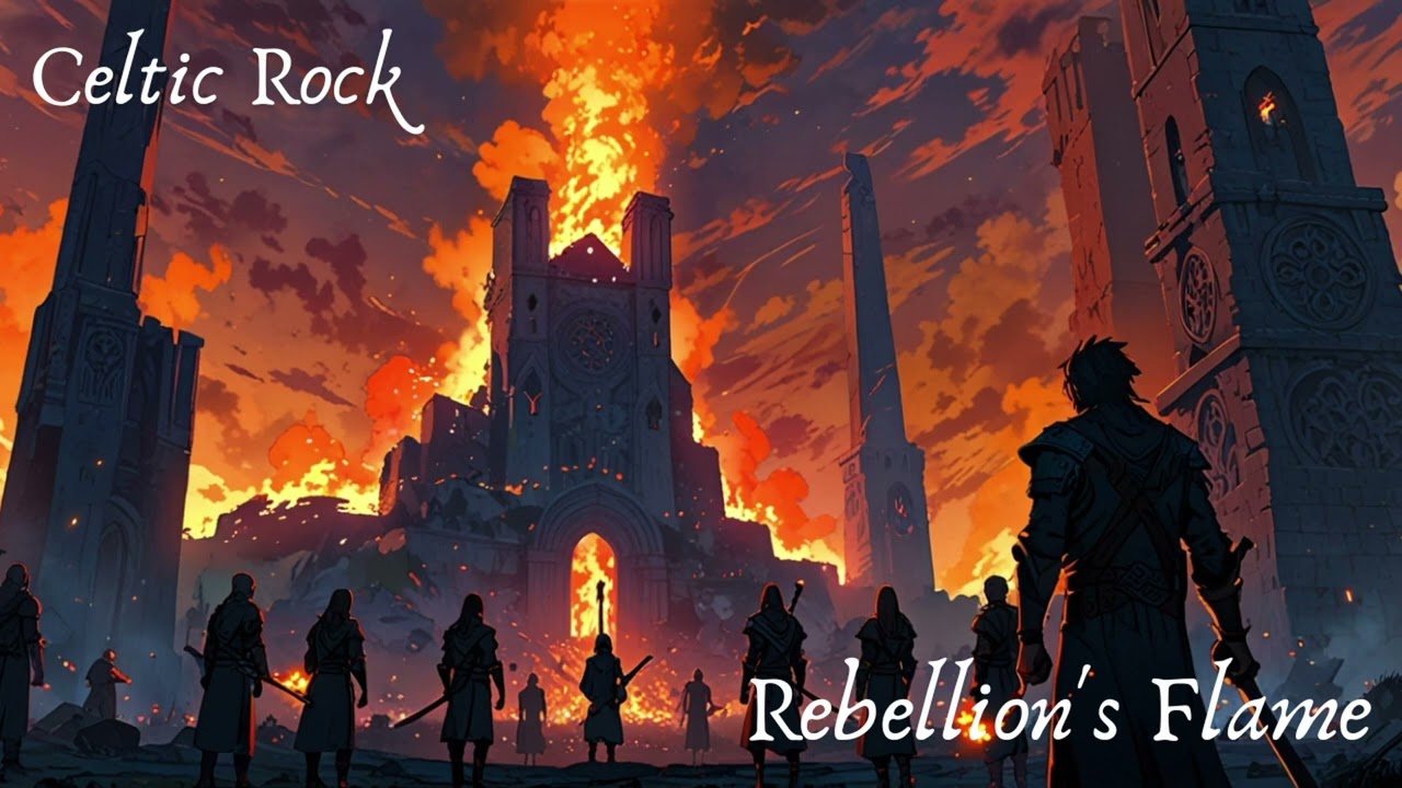 Rebellion's Flame - A Celtic Rock Anthem of Defiance and Freedom