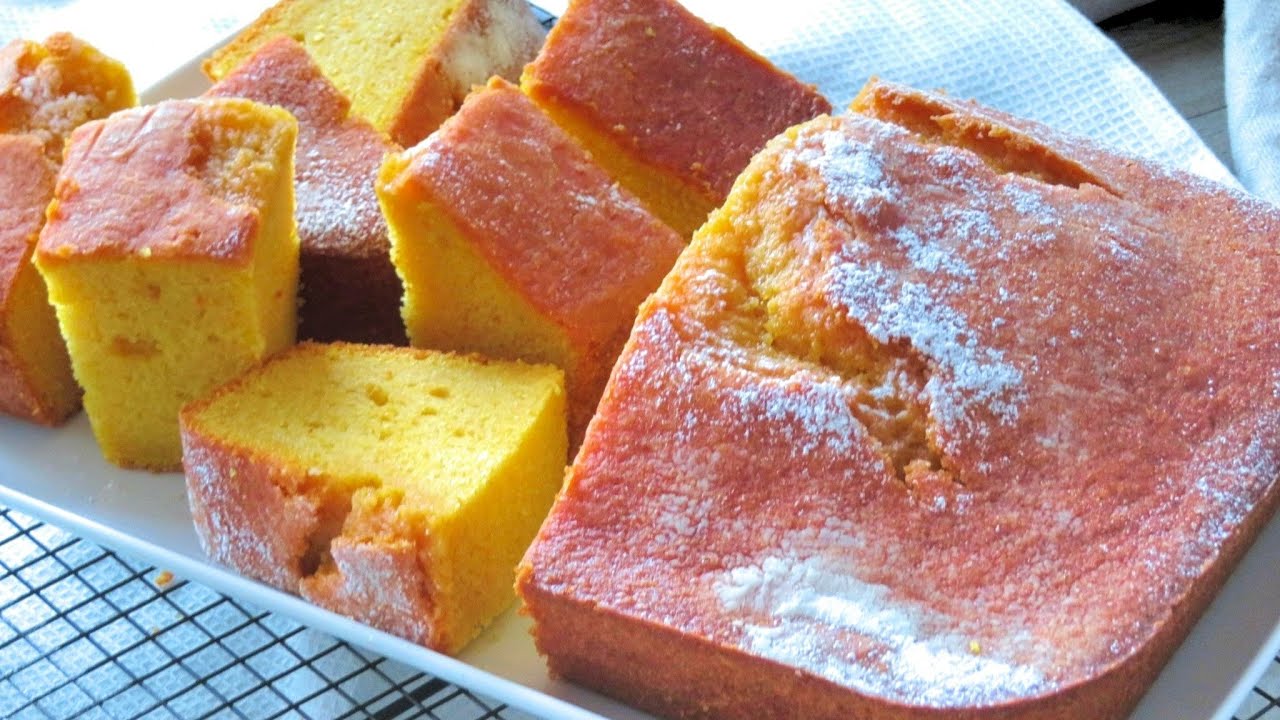 Bizcocho de calabaza alto y esponjoso en licuadora -  RECETA FÁCIL