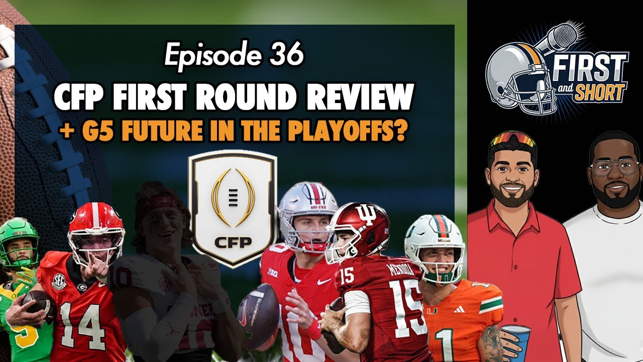 First Round of CFP - REVIEW - Alabama STUNS Oklahoma - Miami survives in College Station - Ep 26