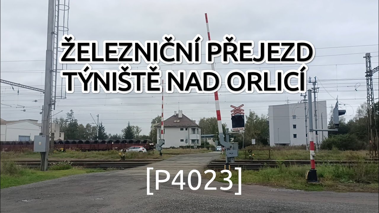 Železniční přejezd Týniště nad Orlicí (AŽD 71 + ZV-01) [P4023] //5.10.2024//