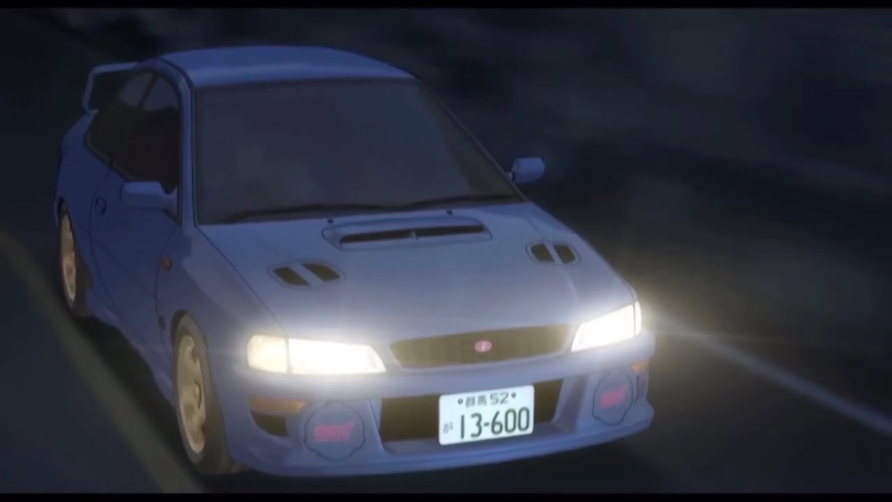 Initial D AE86 vs IMPREZA