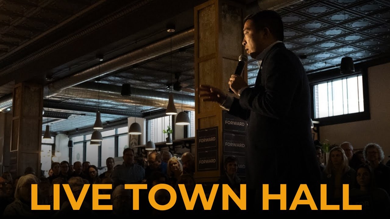 Andrew Yang at Davenport Town Hall - Live Stream