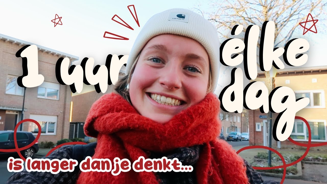 1 maand elke dag &eacute;&eacute;n uur wandelen