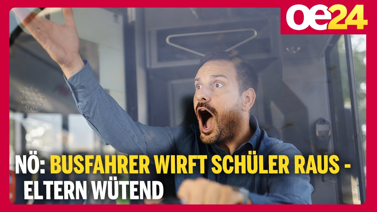 NÖ: Busfahrer wirft Schüler raus - Eltern wütend