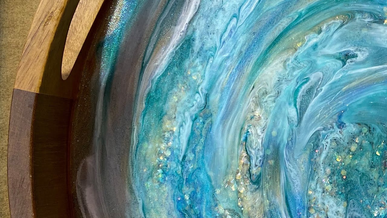 Opal Resin Art with lots of glitter and shimmer   | 478