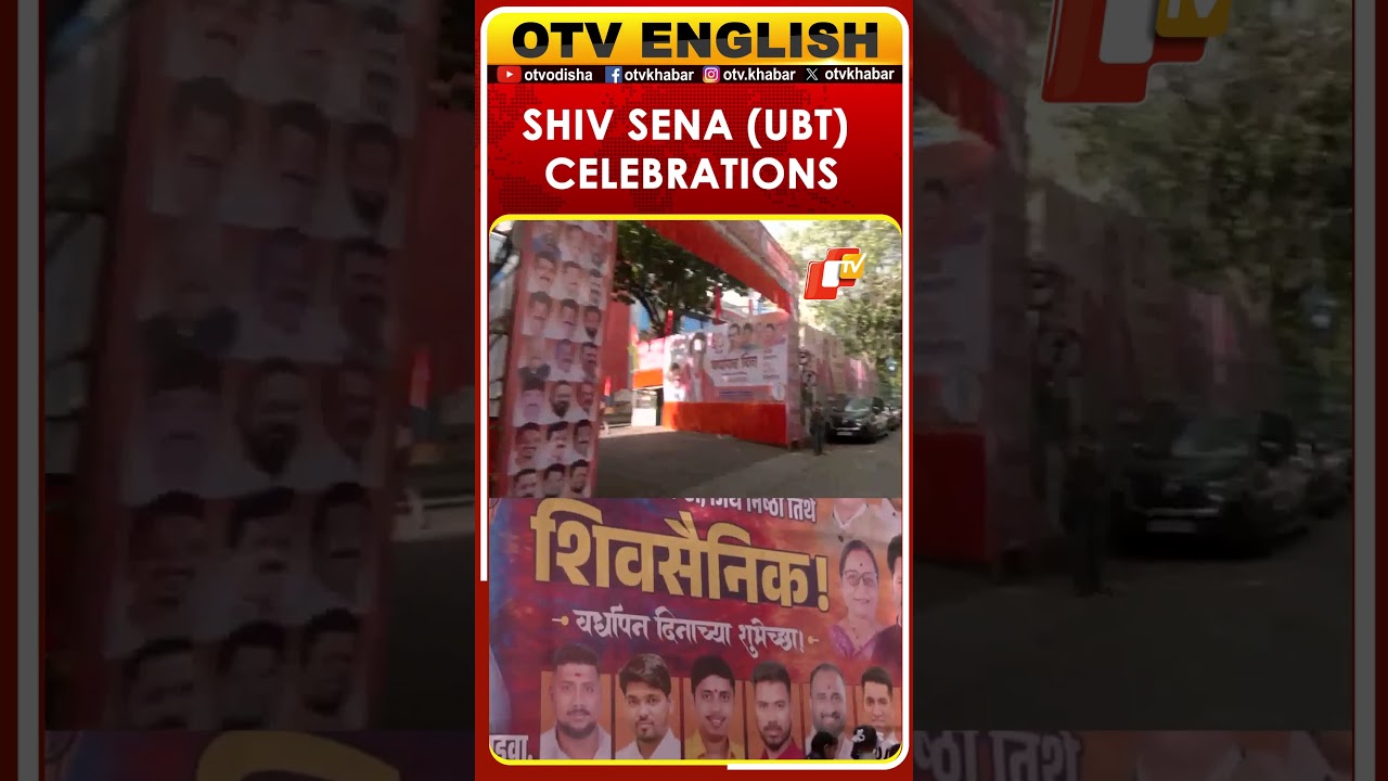 Shiv Sena (UBT) Prepares For 60th Foundation Day In Mumbai