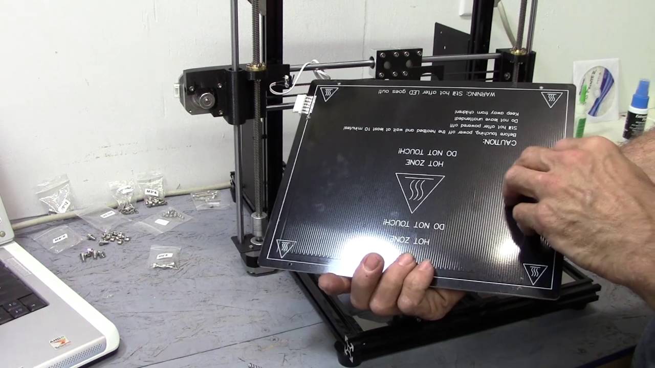 HICTOP 3DP-11-ATL 3D Printer Assembly Part 3 - X & Z Axis final build