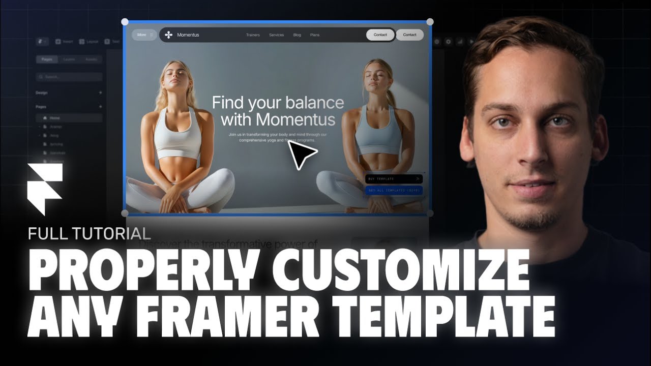 Простое редактирование шаблонов Framer: основные макеты, компоненты и CMS
