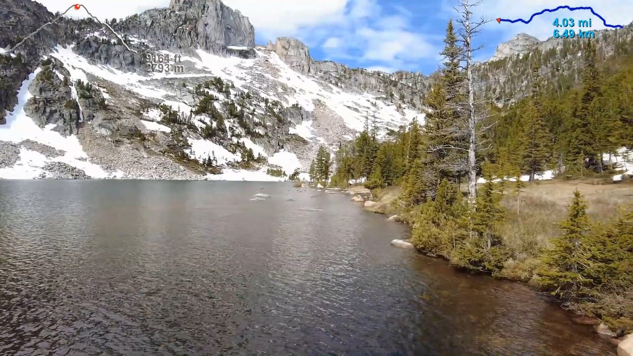 Gorge Lakes, 8 Miles, 12.9 Kilometers | Virtual Trail Running | Treadmill Scenery
