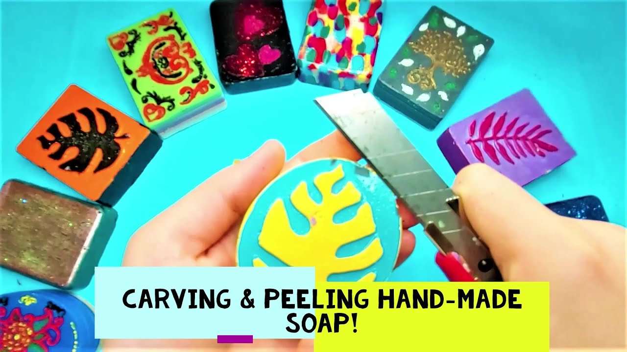 #ASMRsoaphandmade,#soapelaxing, #soappeeling,#soapcarving,Super #soapsoftpeeling,