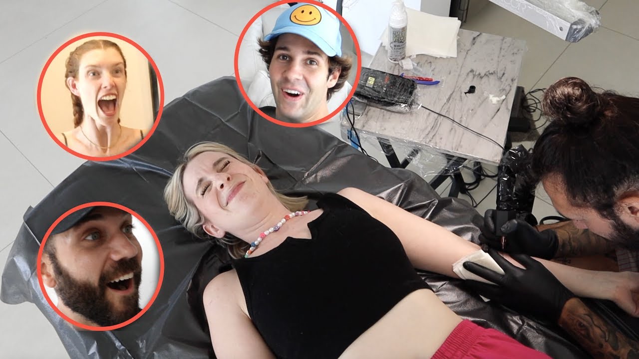 SURPRISING FRIENDS WITH MY FIRST TATTOO!