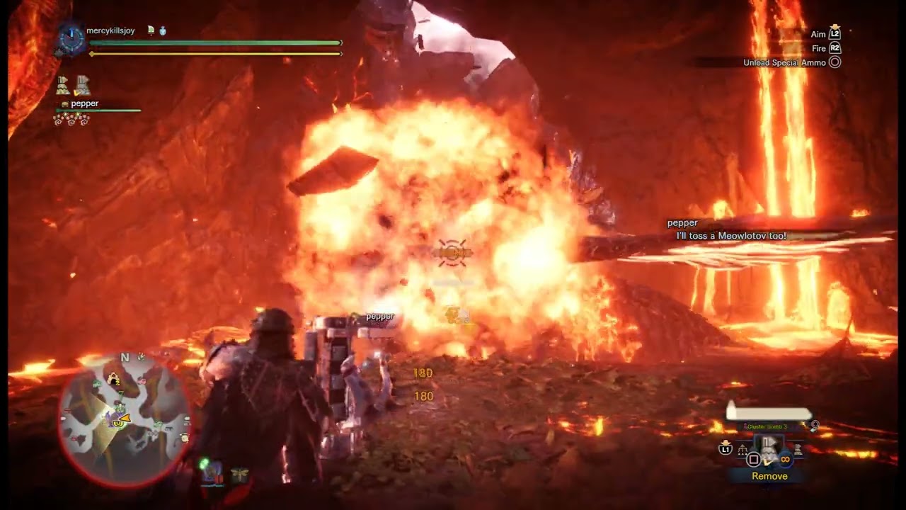 Cluster Bomb Cheese HBG build showcase Monster Hunter World Iceborne