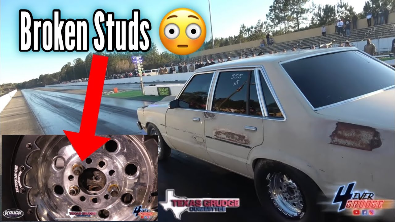 NITROUS STREET FAIRMONT BREAKS ALL WHEEL STUDS ON TAKE OFF ..... 😬
