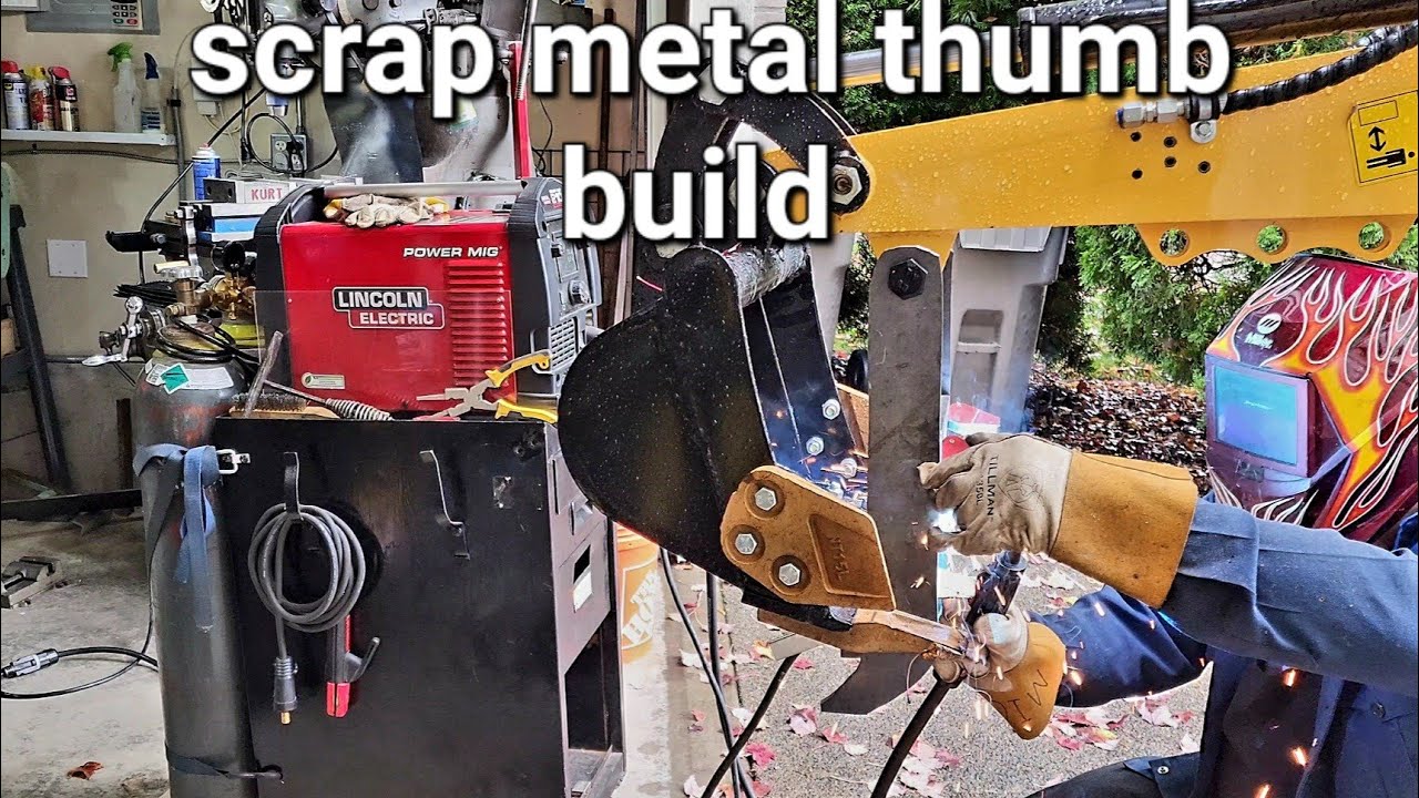 making a thumb for a 1 ton mini excavator