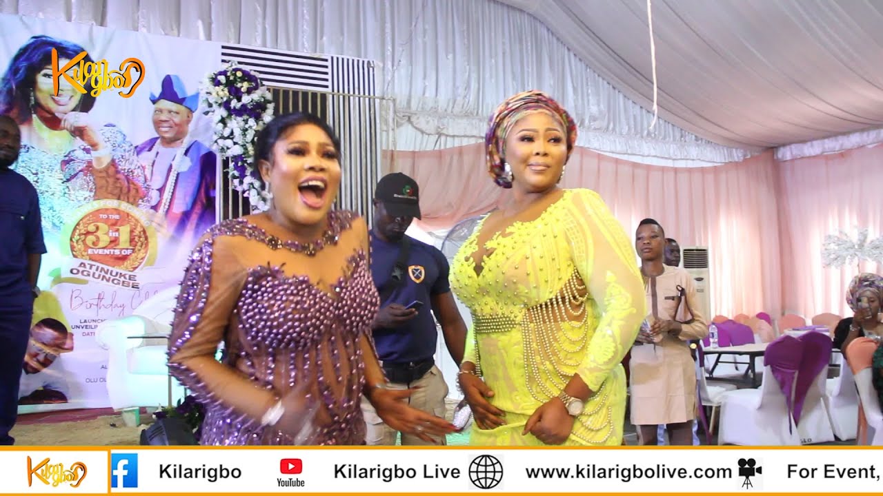 One Big Family | Actor Segun Ogungbe dance with his 2 wives At First wife, Atinuke's Birthday