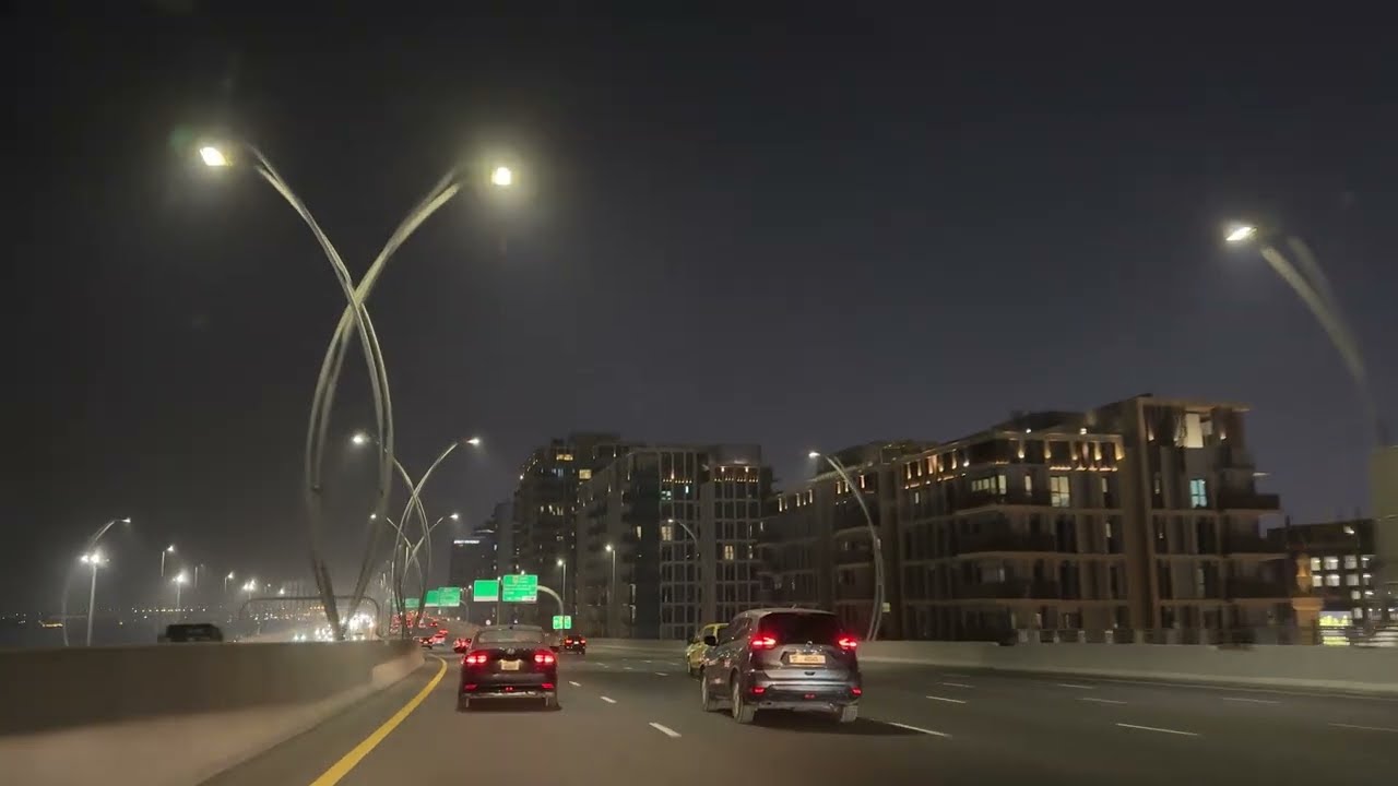 Dubai World Trade Center to Al Wuheida | 4K drive