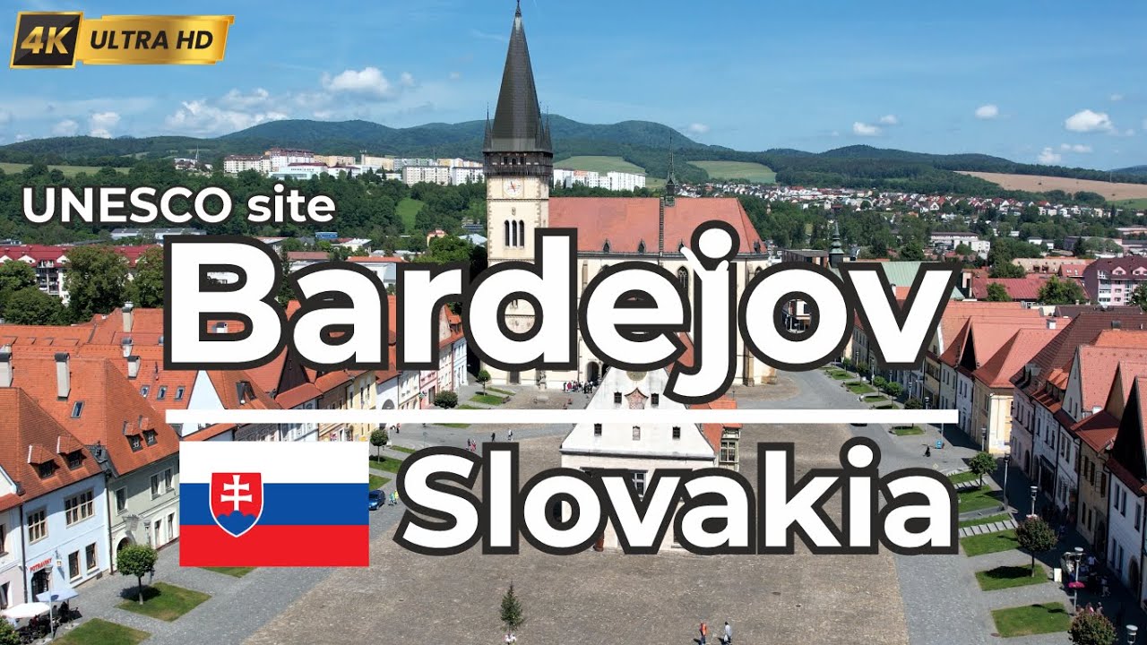 🇸🇰 Bardejov , Slovakia in 4K | Stunning Drone Tour of the UNESCO Medieval Town