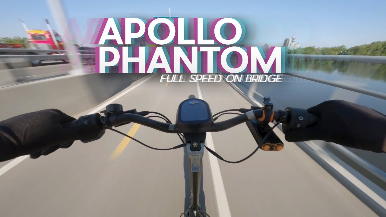 Apollo Phantom V3 | POV escooter at speed on bridge commute