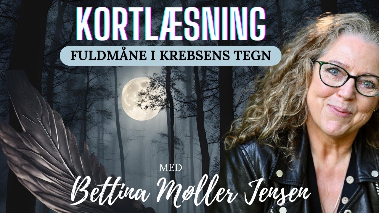 Fuldmåne i krebsens tegn d. 3. januar 2026 med Bettina Møller Jensen