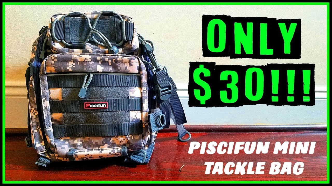 PISCIFUN WATERPROOF MINI TACKLE BAG: ONLY $30!! IS THIS THE FUTURE OF TACKLE BAGS?