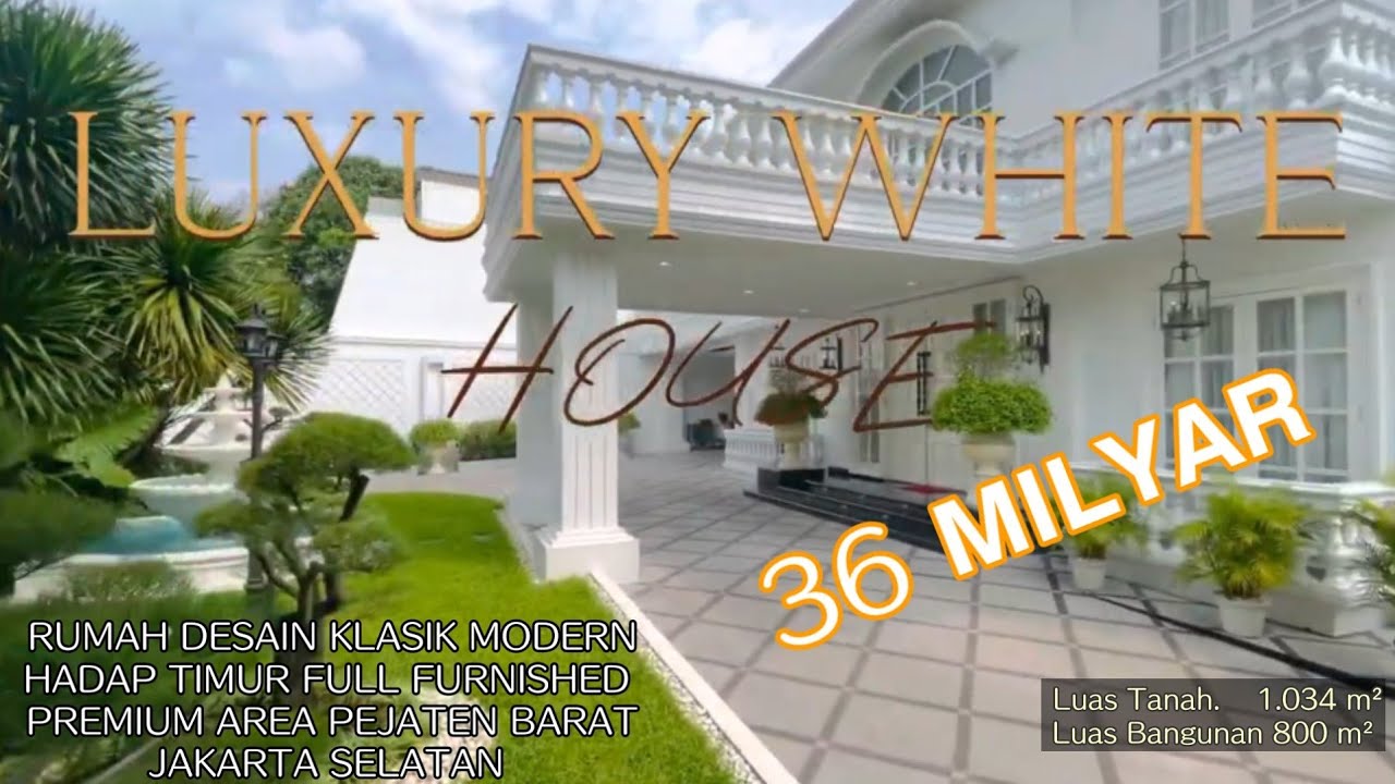 Area Kemang,  RUMAH DESAIN KLASIK MODERN HADAP TIMUR FULL FURNISHED PREMIUM AREA PEJATEN BARAT