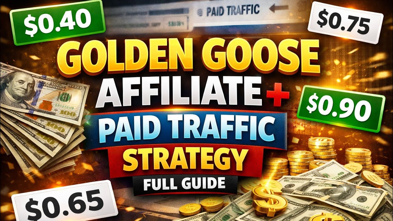 Golden Goose Affiliate + Paid Traffic Strategy (Full Guide)