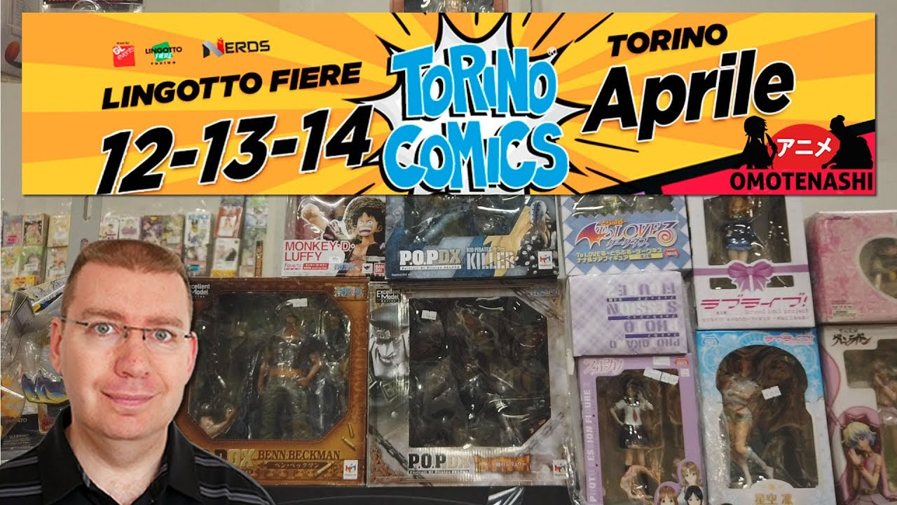 TORINO COMICS 14 APRILE in 5 MINUTI  - Omotenashi Anime