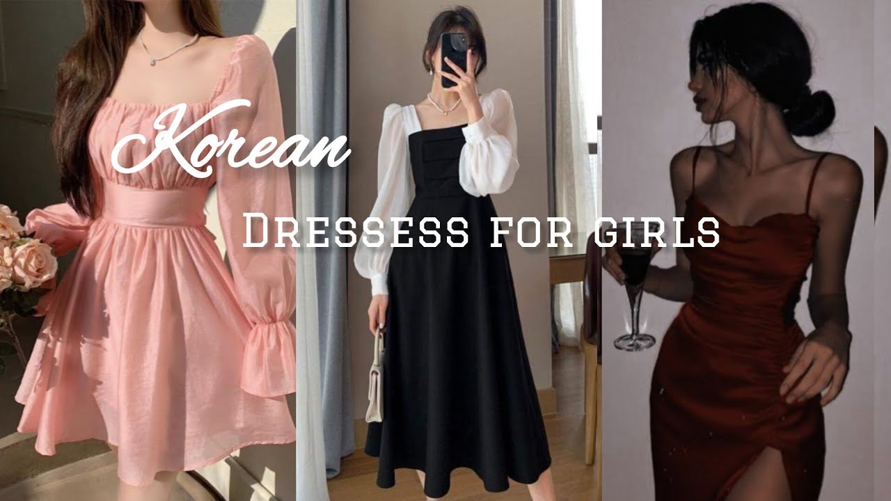 Types of korean dresses/one piece dress for girls and/women 👗 #outfit #dress #trending