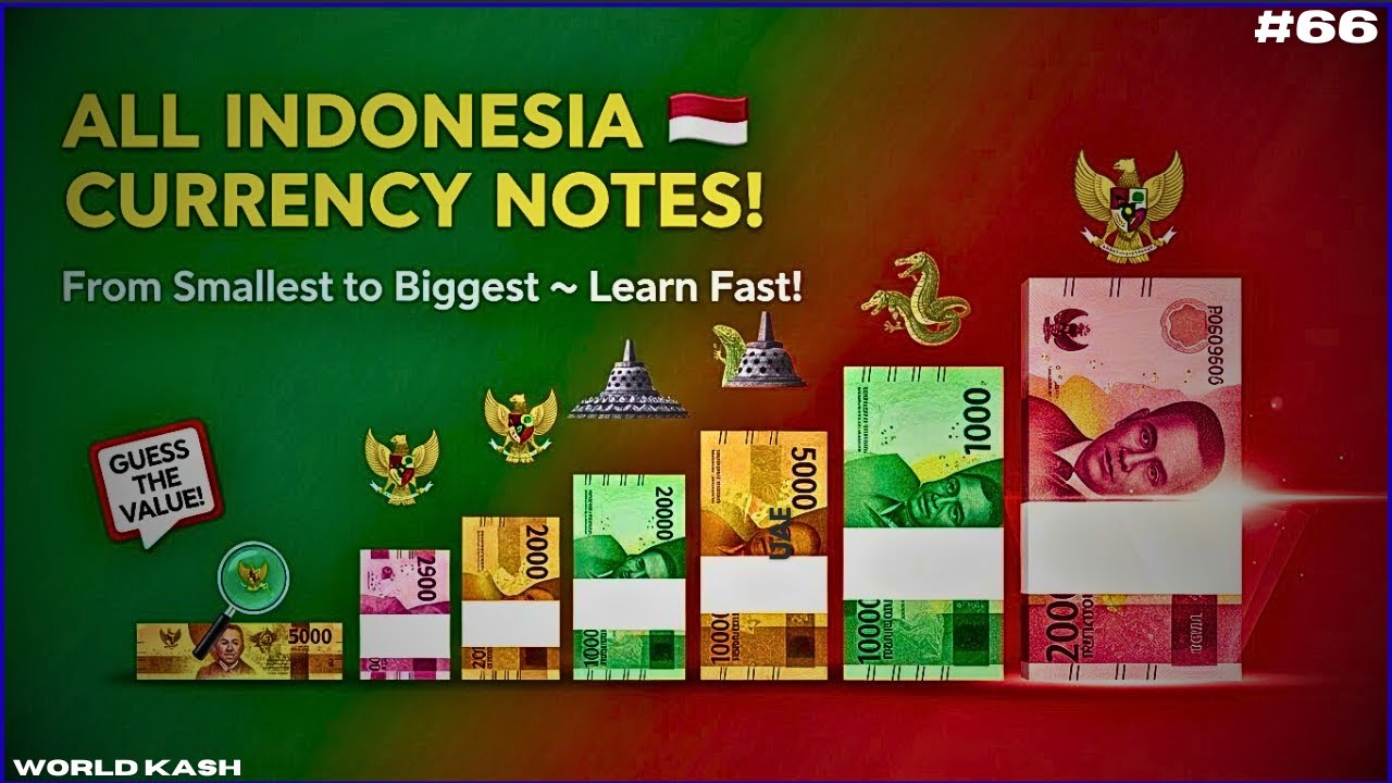 Complete Indonesian Rupiah Collection &ndash; Learn All Banknotes Fast 🇮🇩 | World Kash